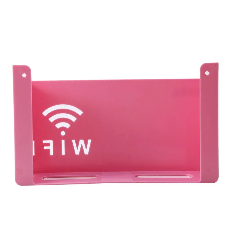 Wall Mounted WiFi Router Storage Box – Cable Organizer & Router Shelf