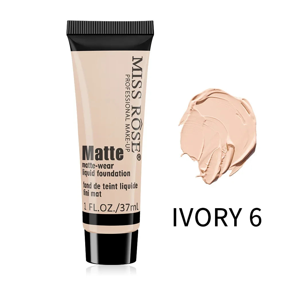Miss Rose Matte Foundation – Long Lasting Full Coverage Liquid Foundation